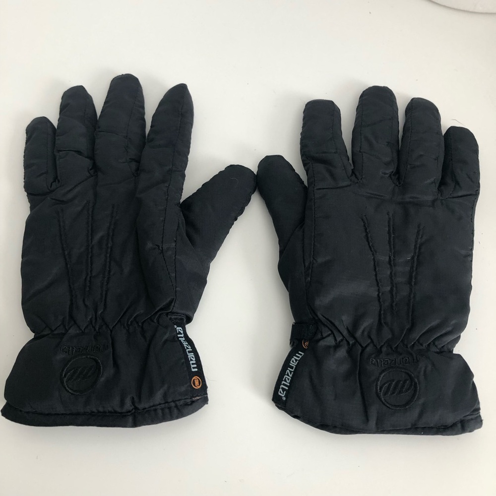Manzella Nylon Pack It Warmer Black Gloves